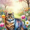 Celebrate Spring with a Beautiful Custom Pet Portrait!