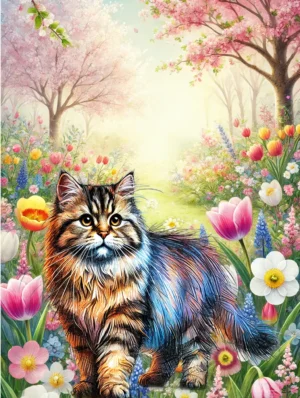 Celebrate Spring with a Beautiful Custom Pet Portrait!