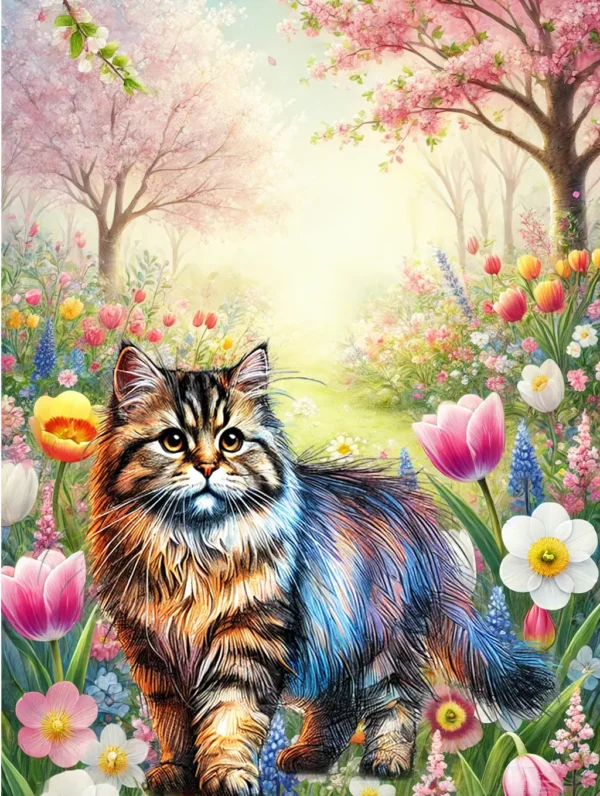 Celebrate Spring with a Beautiful Custom Pet Portrait!