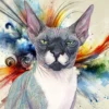 Vivid Color Splash – Artistic Watercolor Background